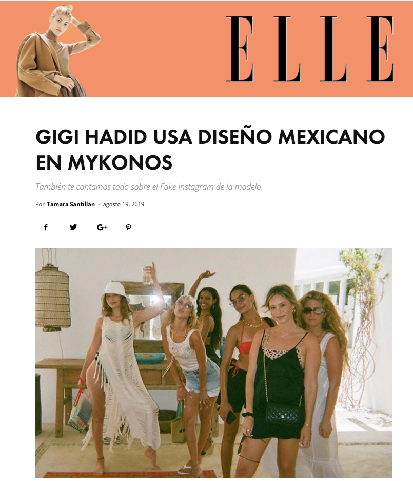 GIGI HADID x ALEJANDRA RAW