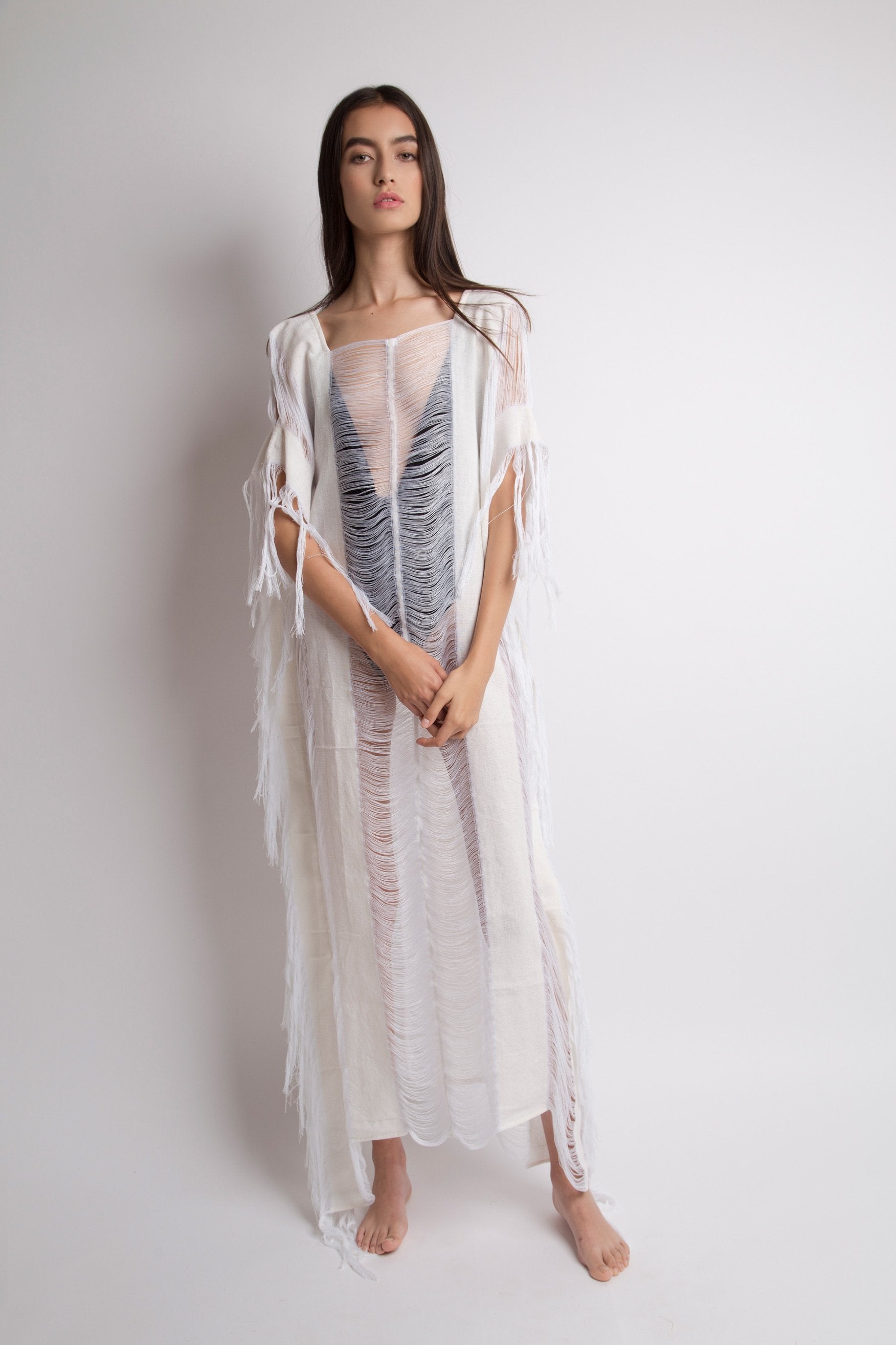 Vestido Maxi Mitla 3.0 Crudo